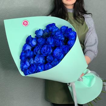 Букеты из синих роз (Эквадор) код  195500