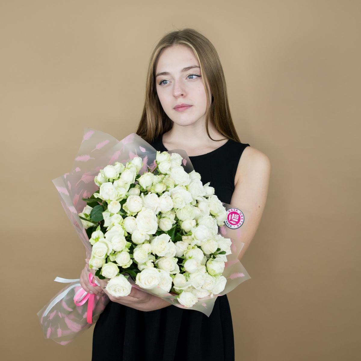 Розы кустовые белые №: 4080