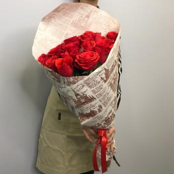 Красные розы 15 шт 60см (Эквадор) articul  124780