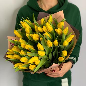 Тюльпаны желтые 51 шт №: 144160